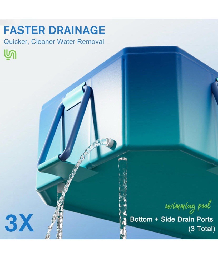 SUPIRAW Foldable Non-inflatable Pool