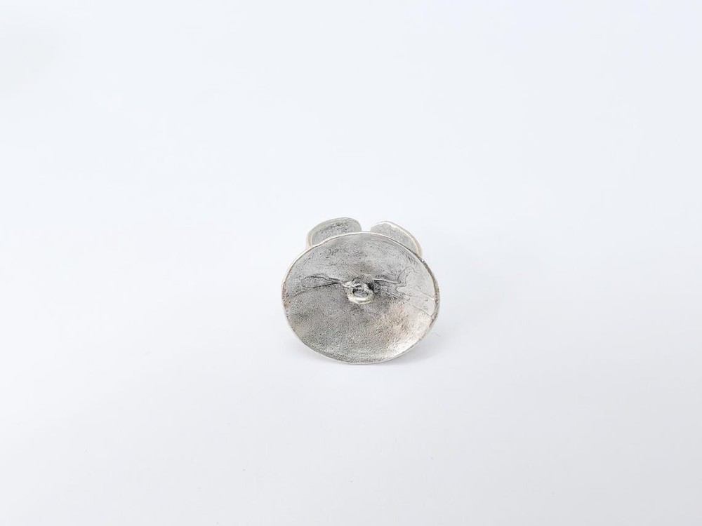 Ring Base, Round Bezel Ring Setting, Blank Ring for Antique silver brass G37002