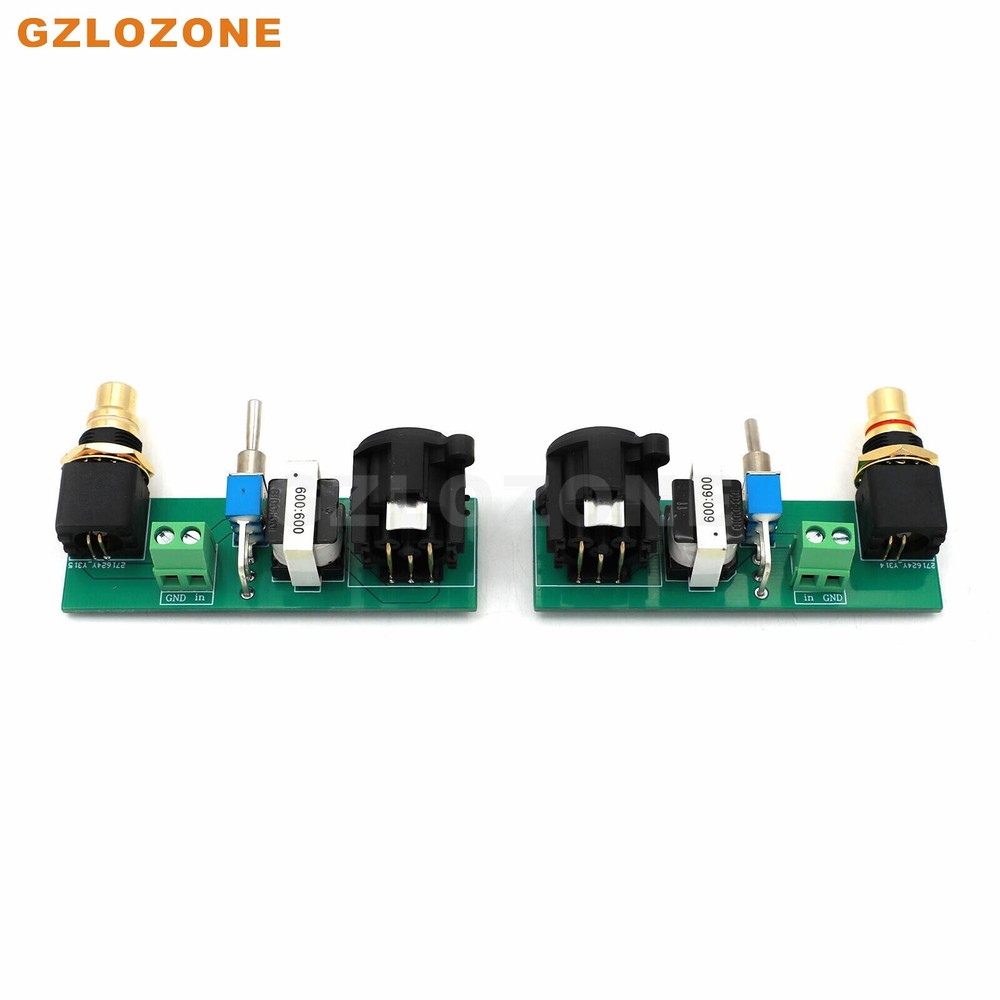 One Pair Unbalanced To Balanced XLR Output Board -Passive Conversion (B6-46)