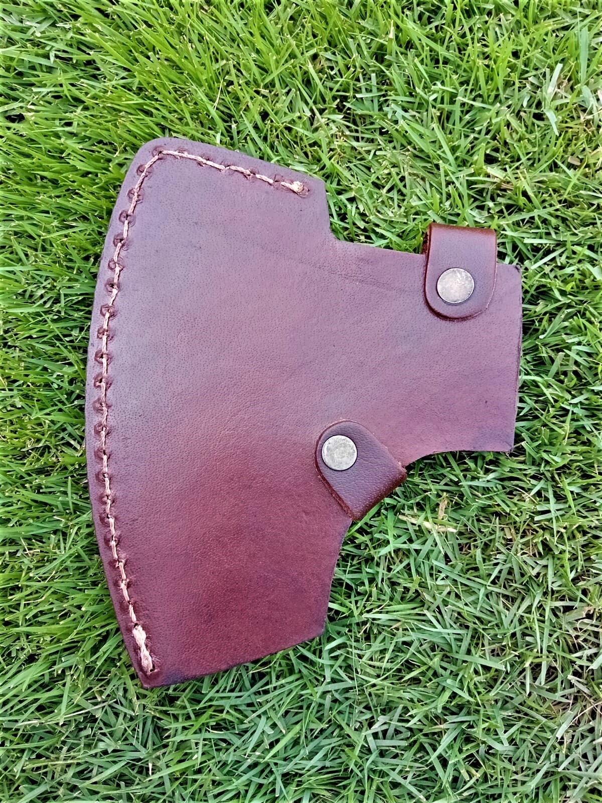 Hunting Holster Leather Axe Hatchet Blade Cover Axe Head Sheath Case Belt