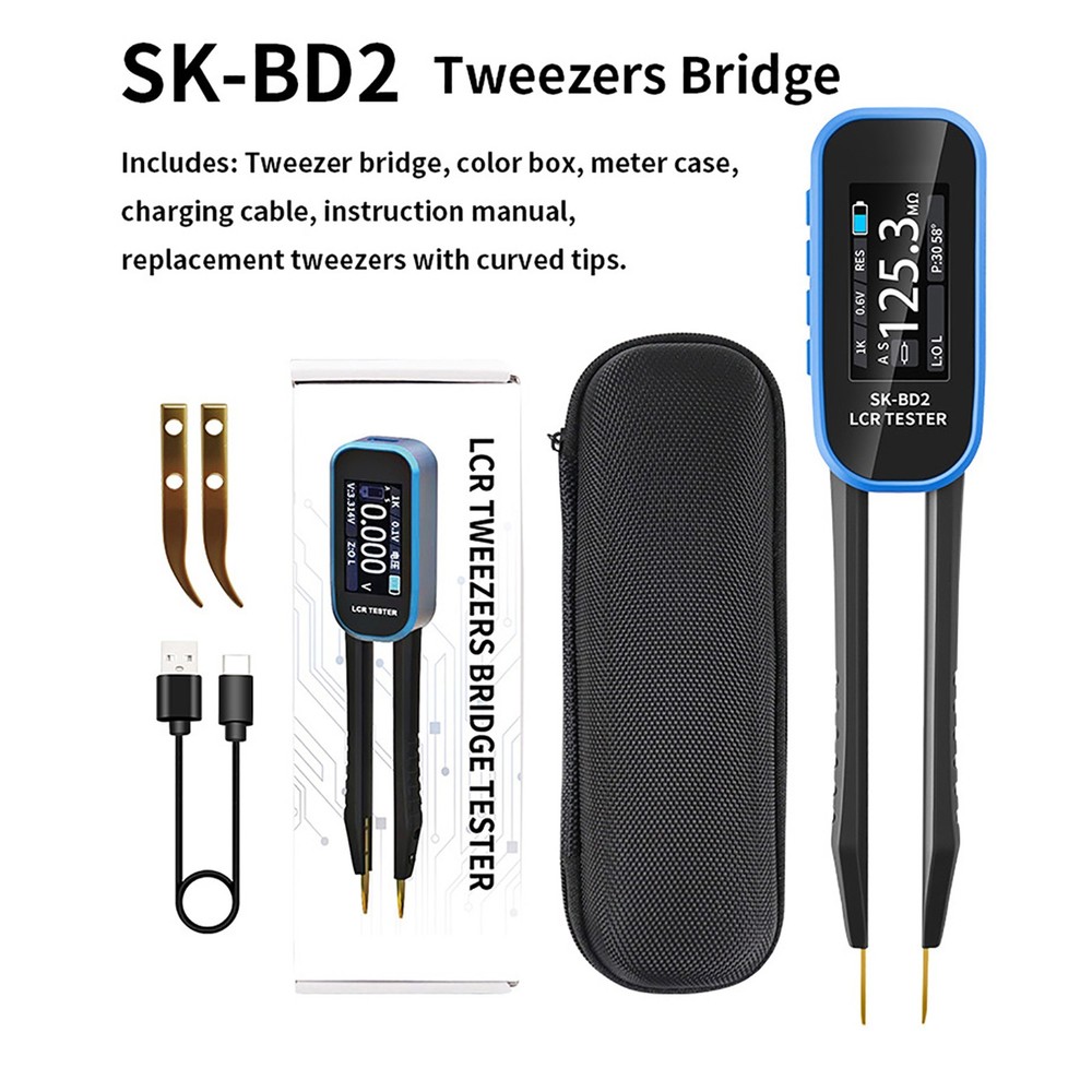 Digital Tweezers Meter With 7 Waveforms Output For Component Testing