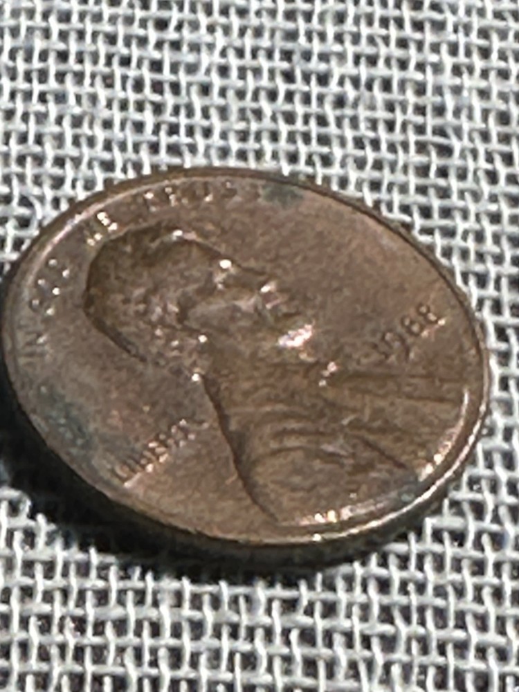 1988 *Very Rare* Lincoln Penny with multiple errors. AM Error