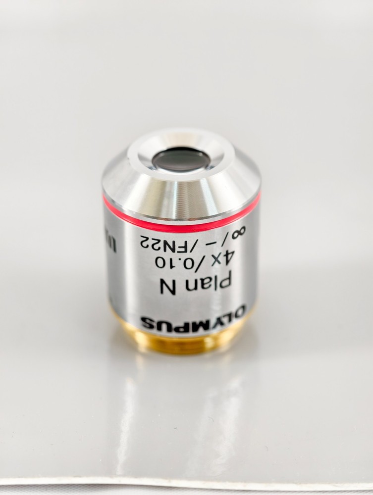 Olympus Microscope Objective Plan N 4x 0.10
