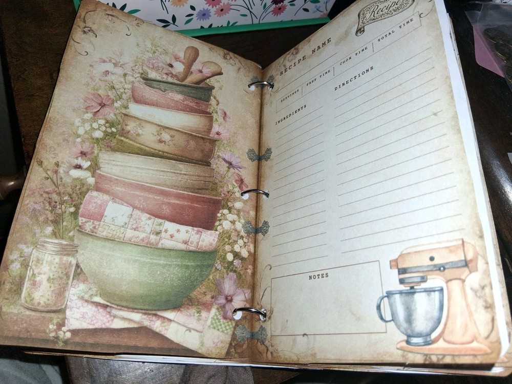 Favorite Recipes Junk Journal Scrapbook