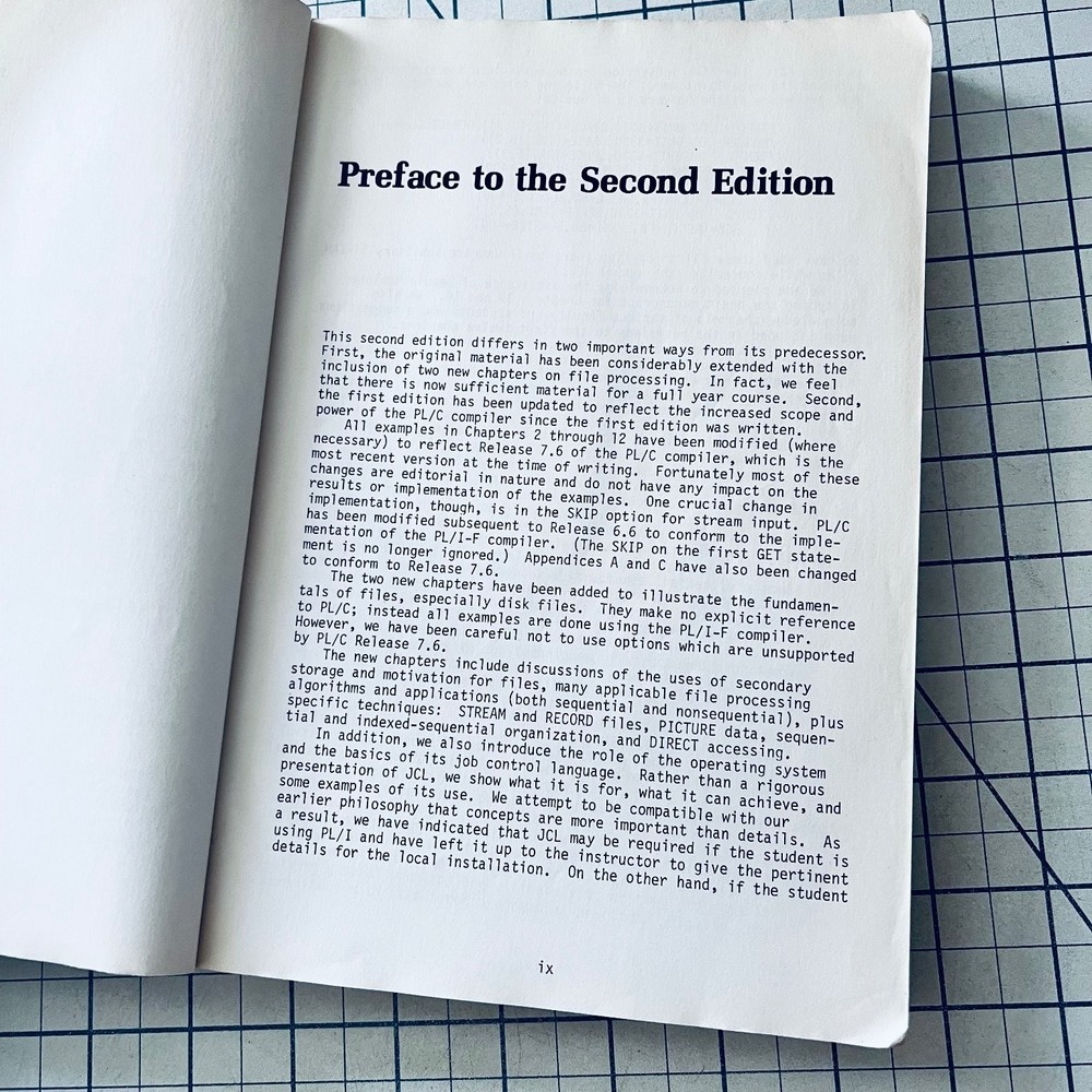 Problem Solving & The Computer PL/I (PL/C) Short Wilson 1979 Vintage Computing