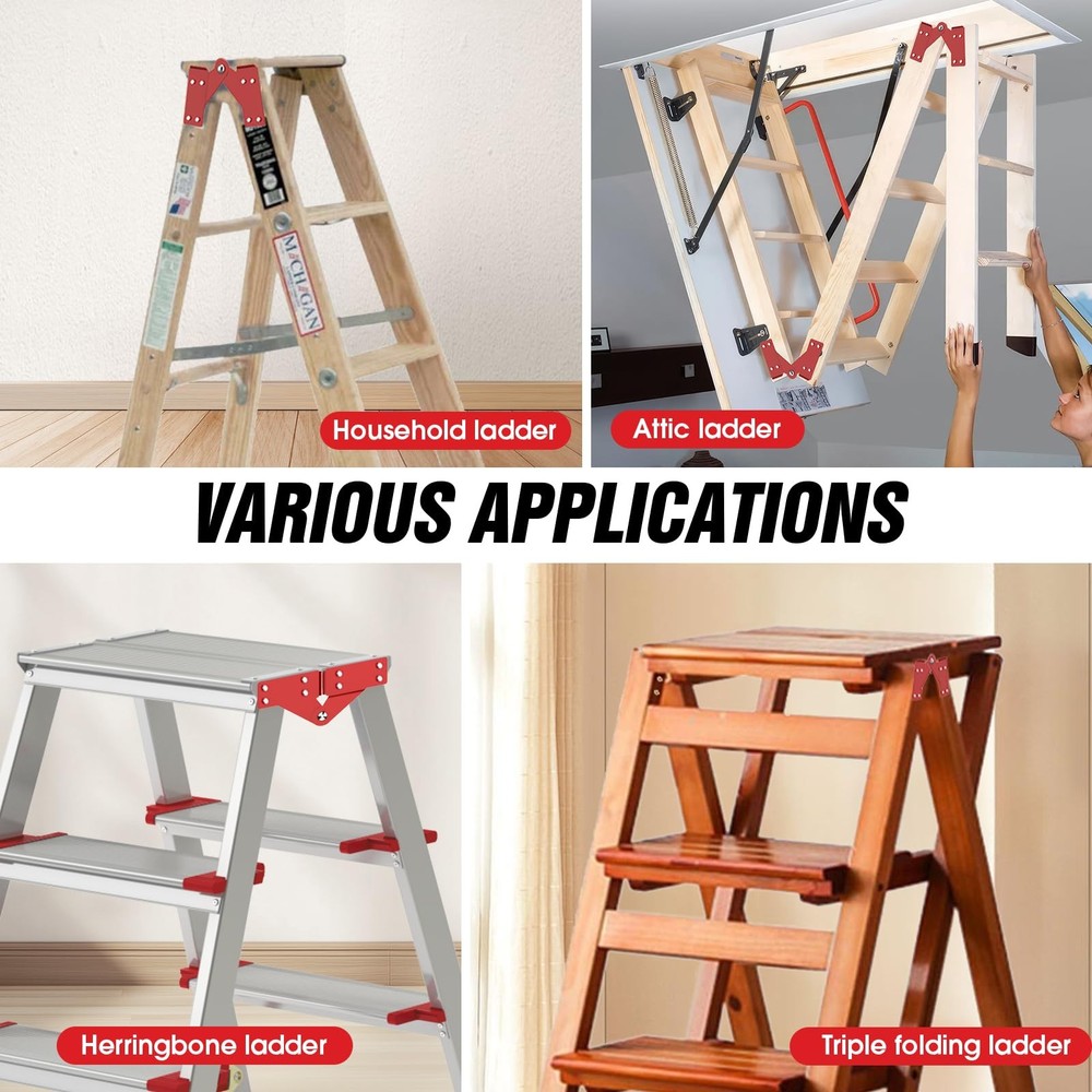 Attic Ladder Hinge for Attic Ladder Pull Down System,Hinges Attachment Access...