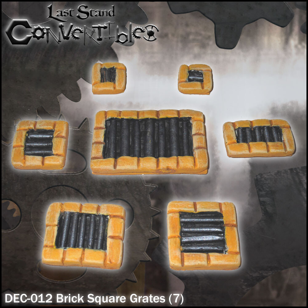 LAST STAND CONVERTIBLES BITS WOVEN BRICK - SQUARE GRATES (7)