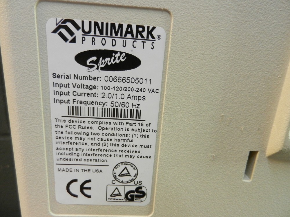 Unimark Sprite Worldspan Thermal Ticket/Boarding Pass Printer w Cables/Software