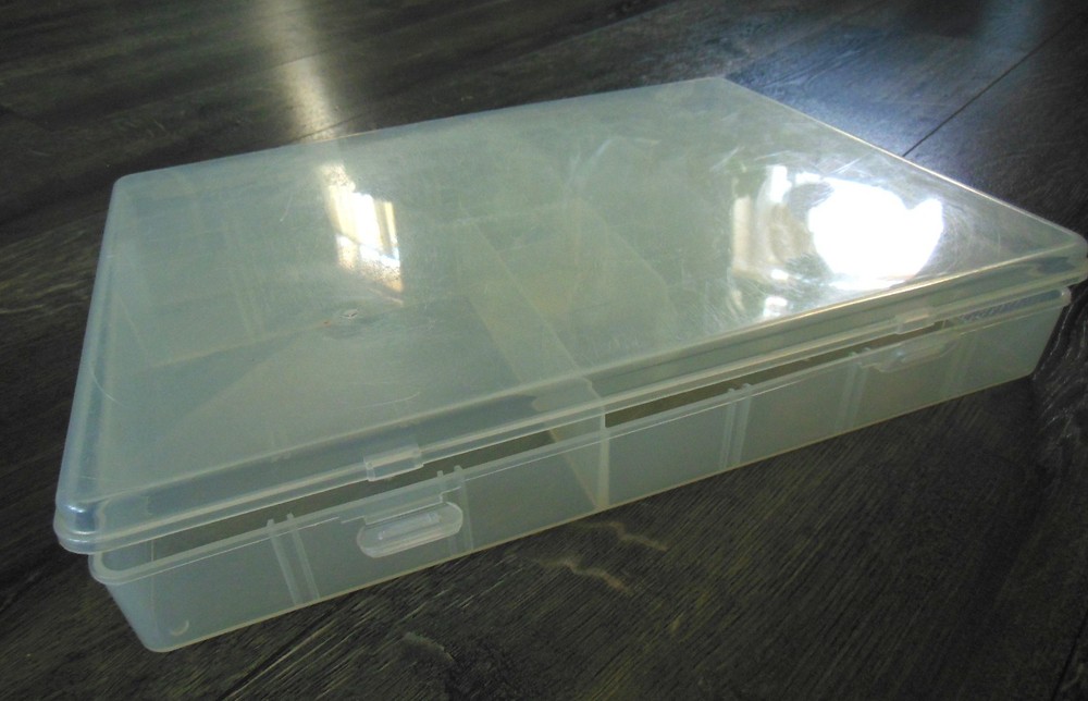 Martha Stewart Plastic Bead Organizer Storage Case, w/ 19 Compartments