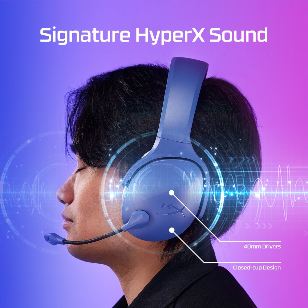 HyperX Cloud Jet - Wireless Gaming Headset (Light Blue)