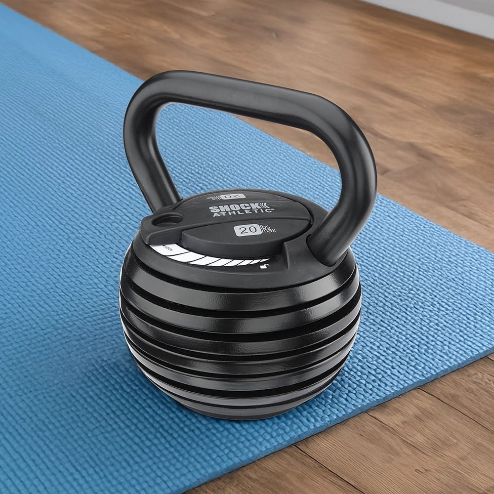 Shock Athletic 20 lb. Adjustable Kettlebell
