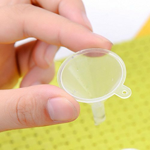 10pcs Small Plastic For Perfume Diffuser Bottle Mini Liquid Oil Funnels Lab US