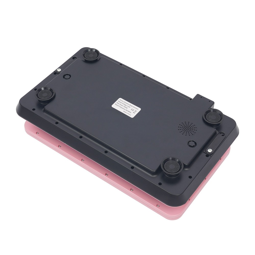 Vibration Plate Exercise Machine 200W 330LBS UK Plug Pink with Remote & Bands