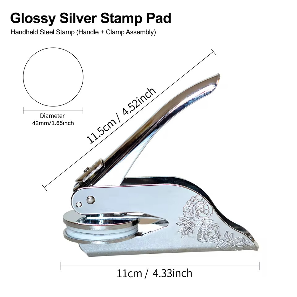 Embosser Stamp LOGO Customized Wedding Library Book Private Seals Customization