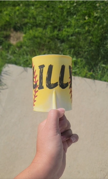 Personalized Hook It up Cup for softball