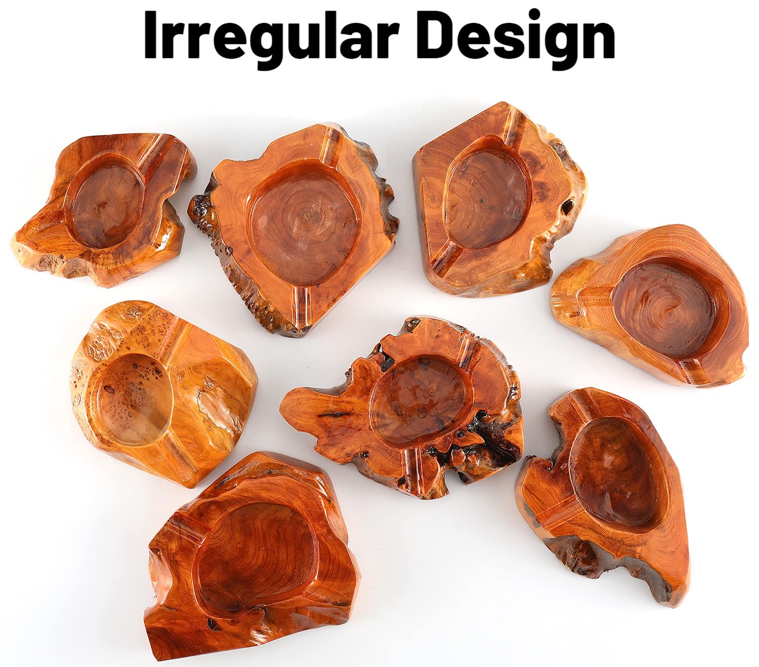 Wooden Cigar Ashtray Outdoor Indoor Cigar Ashtray and Great Gifts for Cigar Love