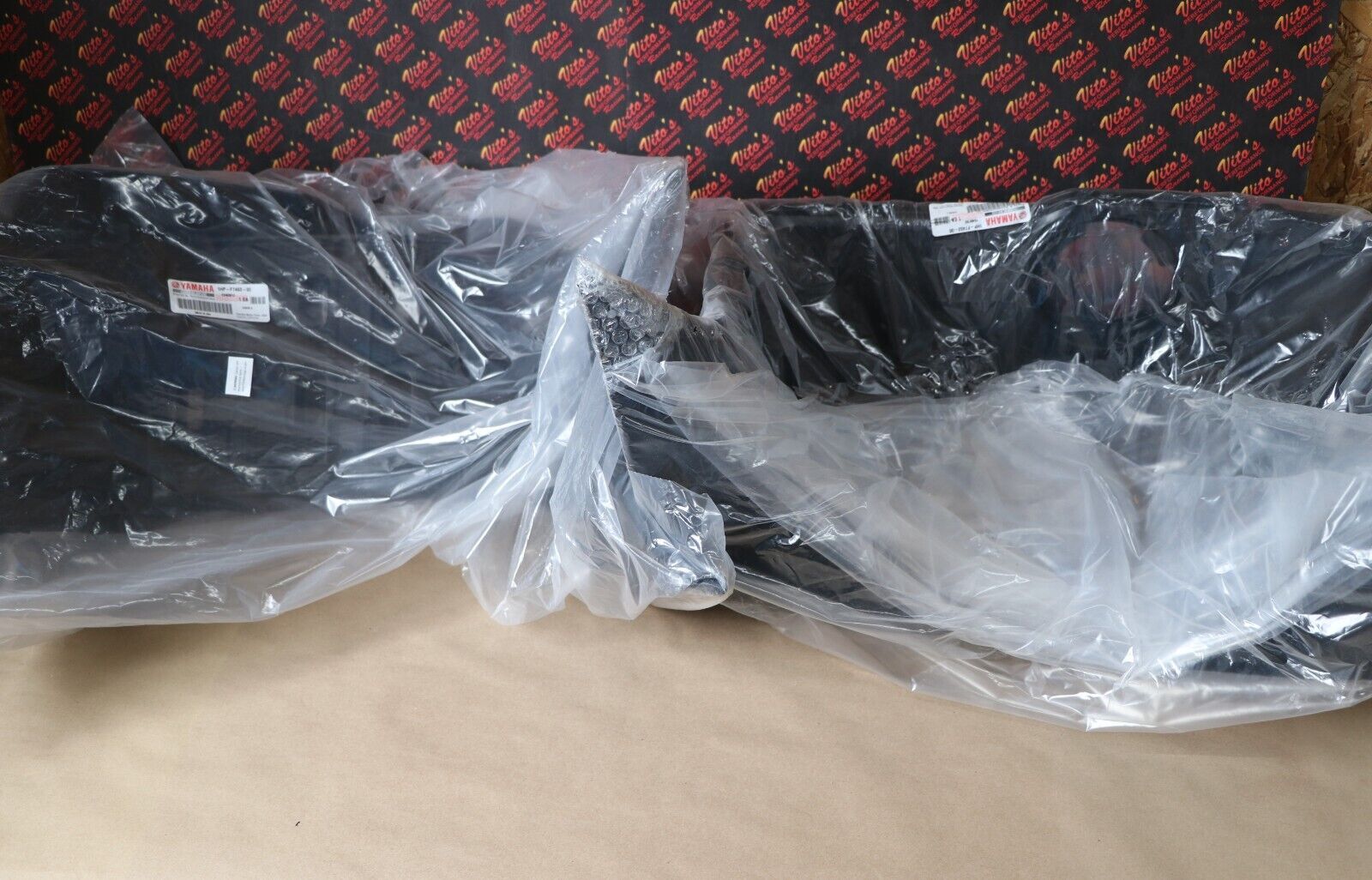 2 x OEM Floorboard footrest footwell guards L+R Yamaha Kodiak Grizzly 550 700