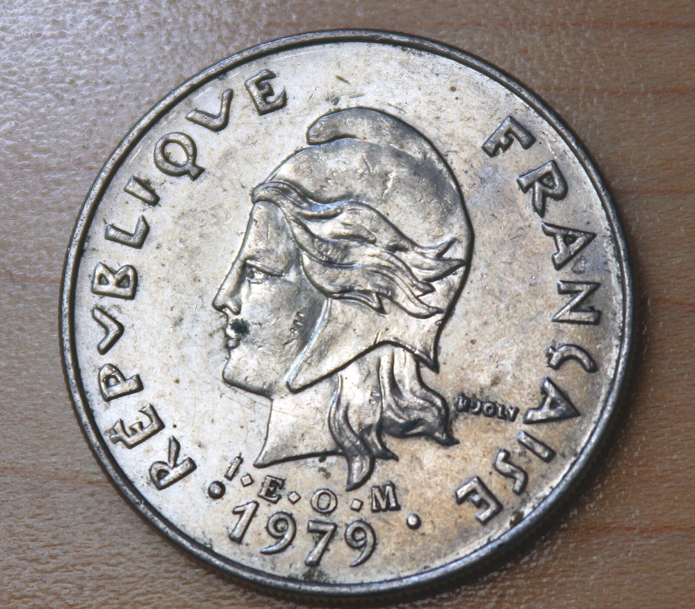 1979 French Polynesia 20 Francs