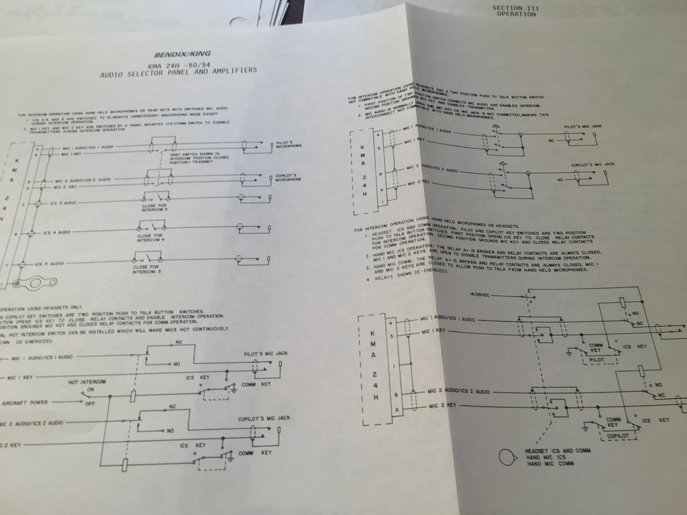 King KMA-24H-50/54 Audio Panel Install Manual