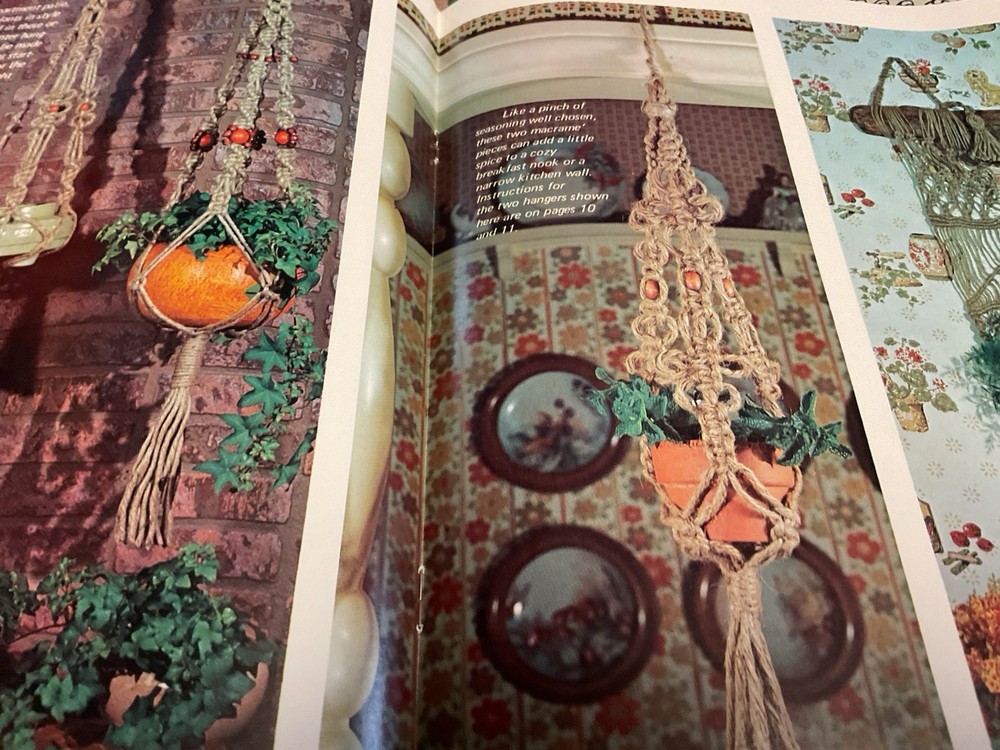 Macramé patterns/booklets with some small cord