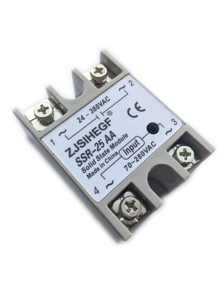 Solid State Relay Module (SSR-25AA) 70-240VAC Input 24-380VAC Output 25A Load