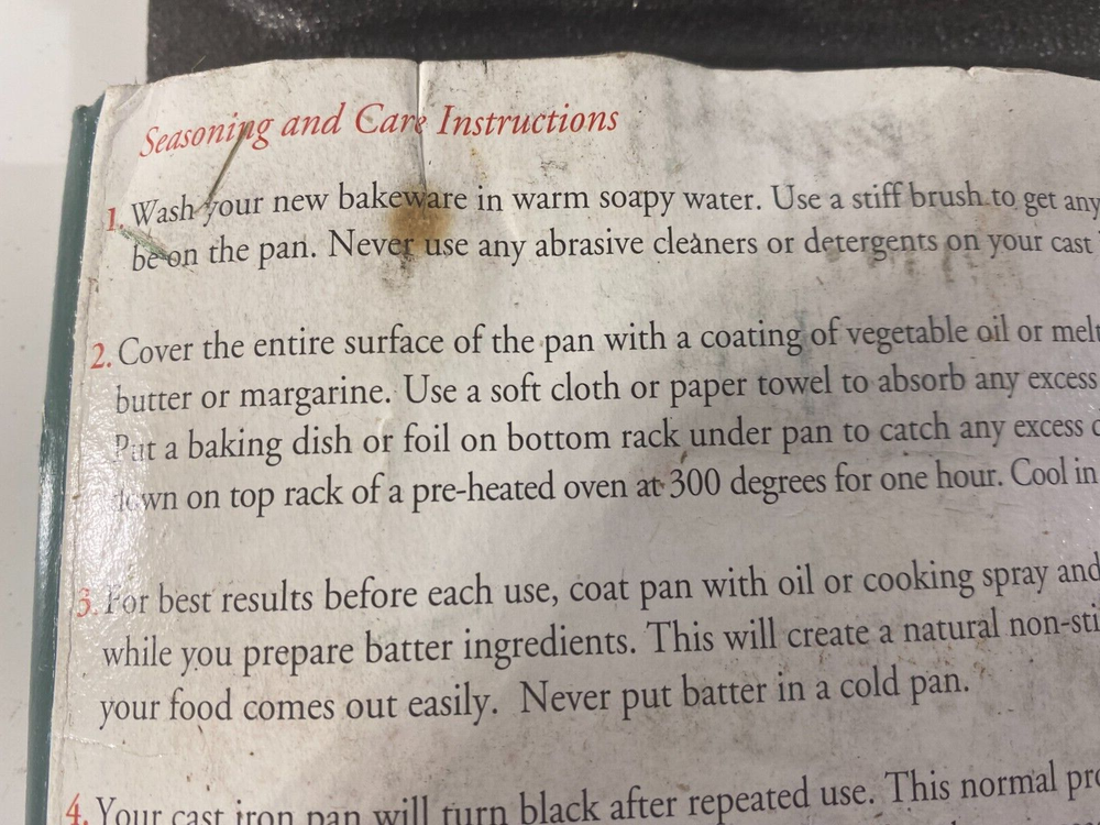 Country Chef Cast Iron Corn Bread Pan Corn Cob Shape