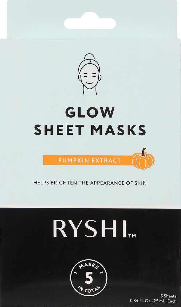 Ryshi Sheet Masks - Pumpkin