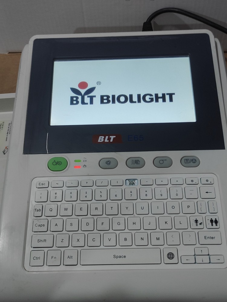 electrocardiograph Digital Biolight E65 ECG Machine 12 Channel ECG Machine