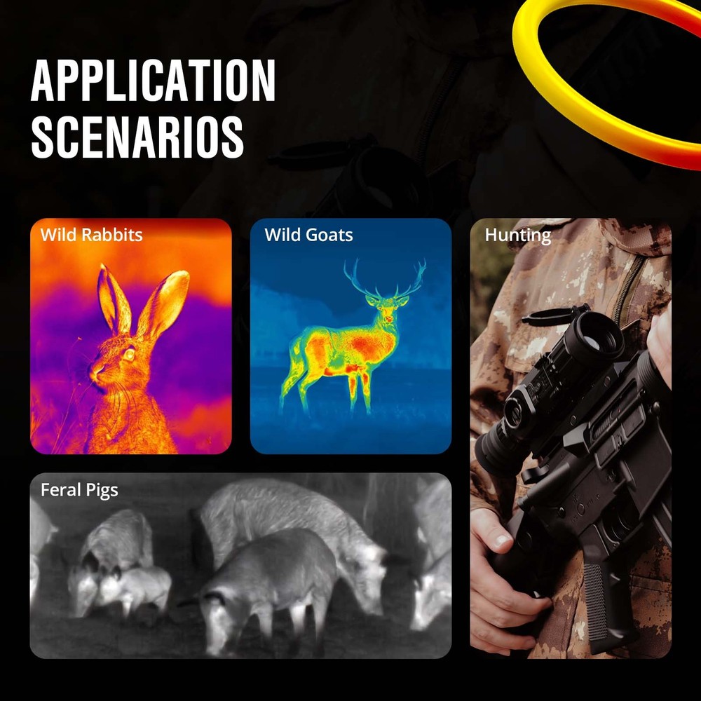 Newest 384x288 Thermal Monocular Night Vision Scope Multi-Function Thermal Scope