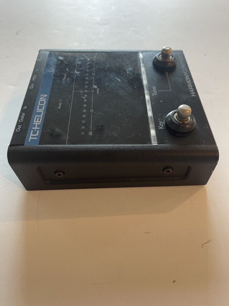 TC Helicon Harmony Control Guitar Controller Vocal Effect Pedal + Power Supply
