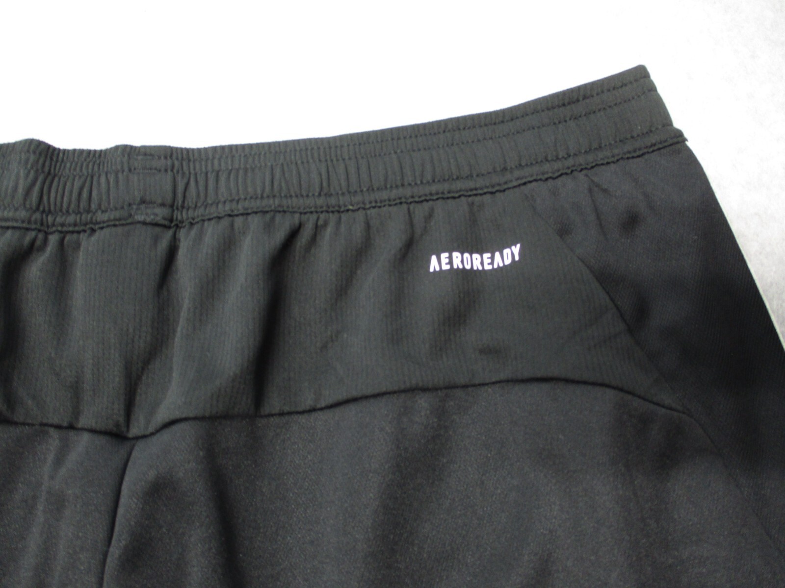 Adidas Mens Large Designed to Move 3-Stripes Shorts Pockets Black & White