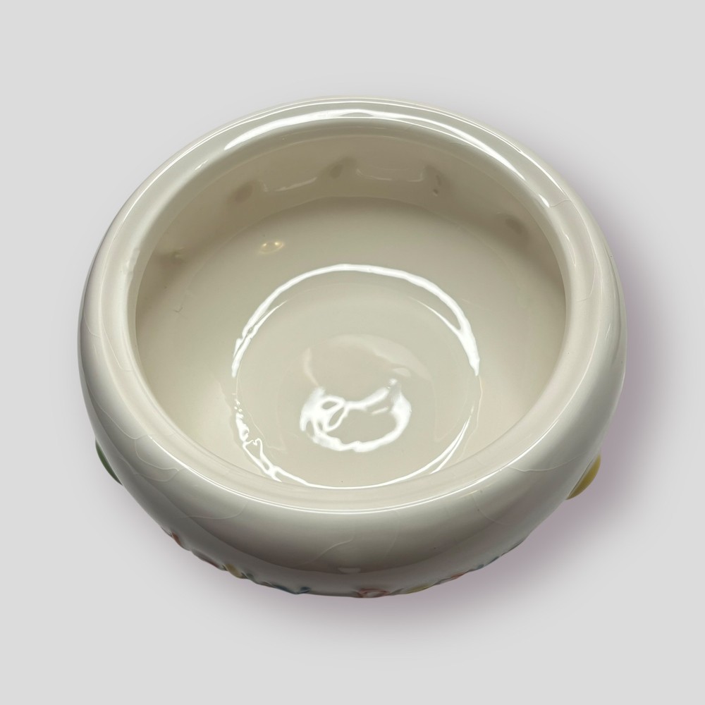 Cracker Barrel Easter Jelly Bean Bowl Candy Dish Spring Has Sprung Ceramic READ