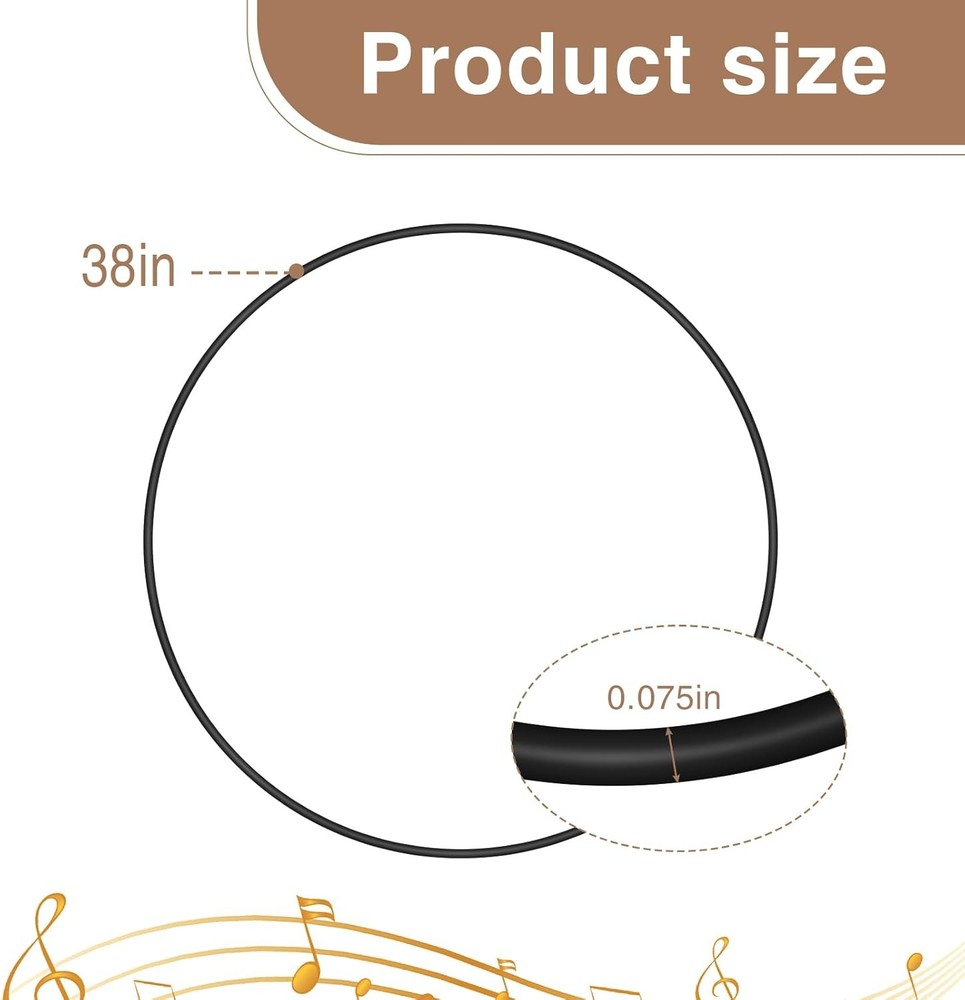 Turntable Drive Belt for Pro-Ject, Compatible with Pro-Ject Essential Black