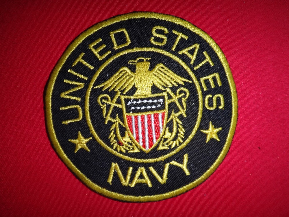 UNITED STATES NAVY Machine Embroidered Pocket Patch