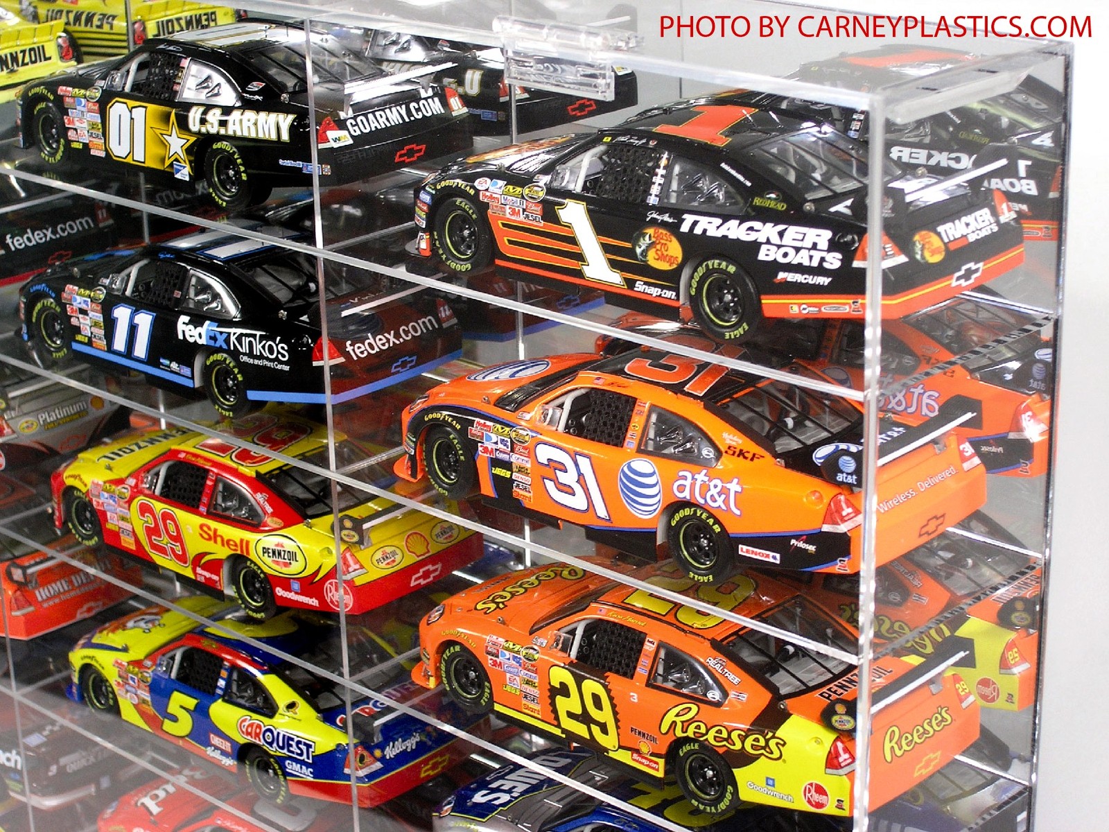 NASCAR Display Case, 24 Compartment 1/24 scale