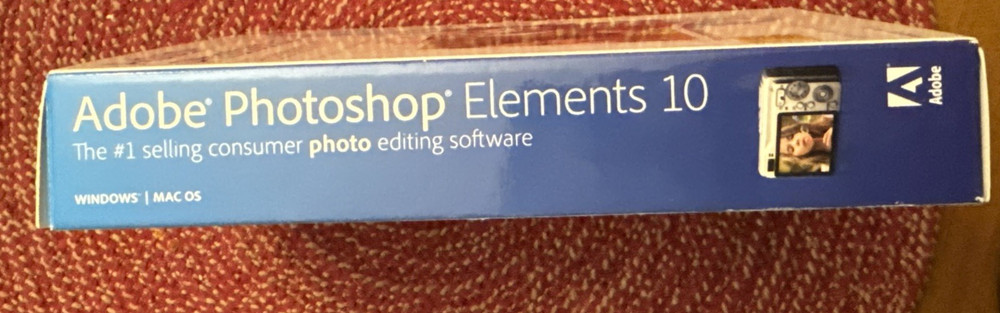 Adobe Photoshop Elements 10 for PC Mac Open Package