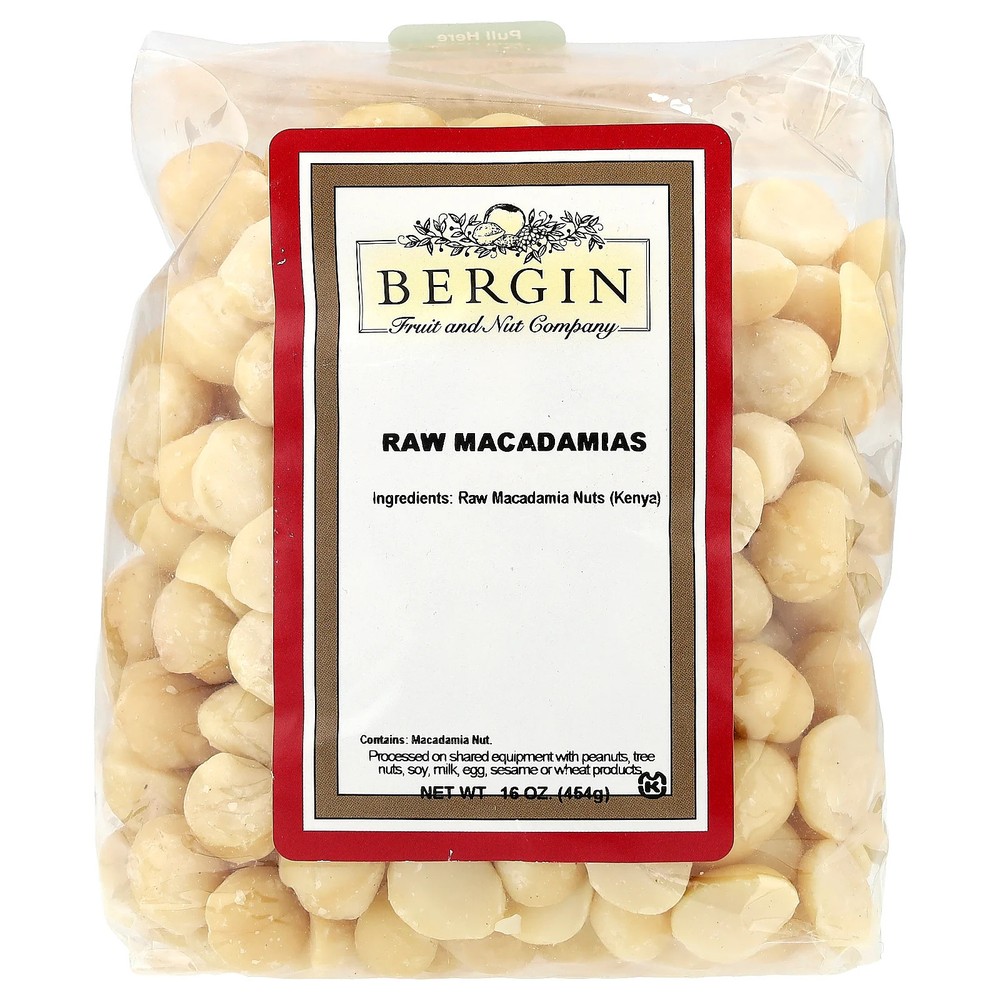 Raw Macadamias, 16 oz (454 g)
