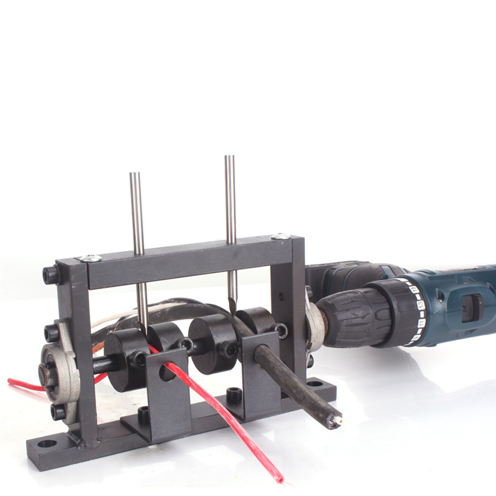 Manual Electric Drill Dual-purpose Wire Stripping Machine Scrap Cable DEUO