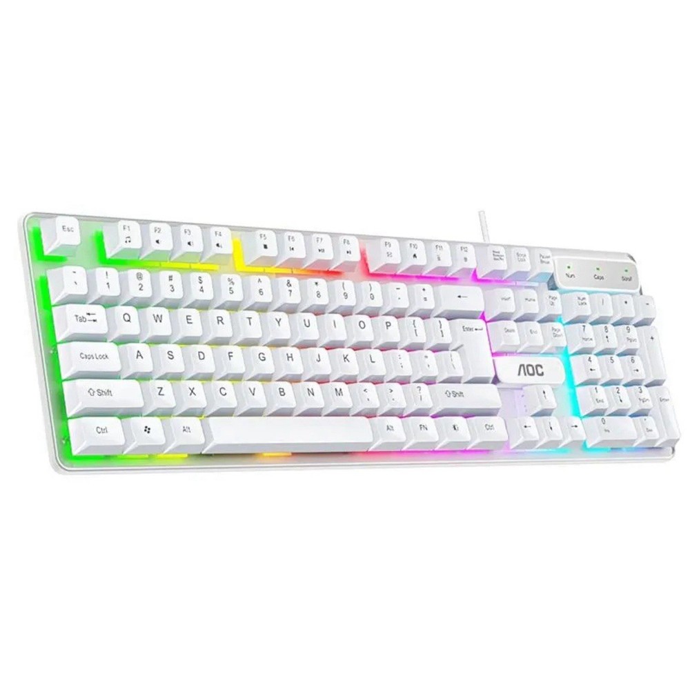 AOC Gaming Keyboard and Mouse Combo | LED Backlit | Wired Set for PC