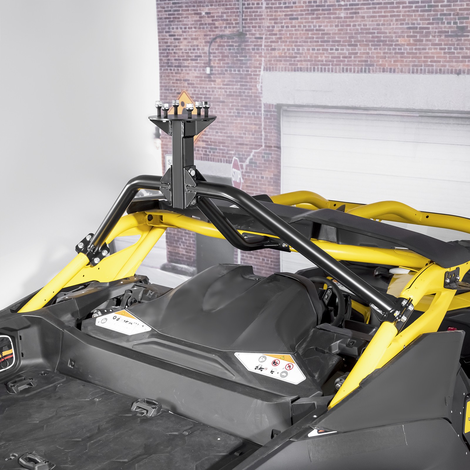 For Can Am Maverick R /R Max UTV Steel Spare Tire Carrier Mount Rack 2024-2025