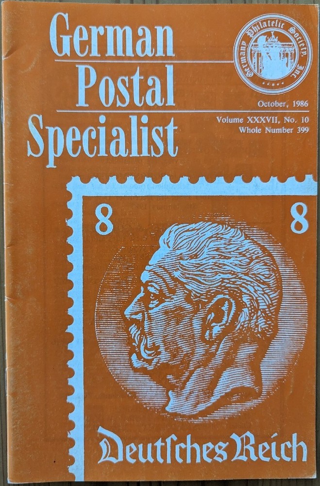 German Postal Specialist Oct 1986 German Registered Mail Berlin's 750th Anniver.