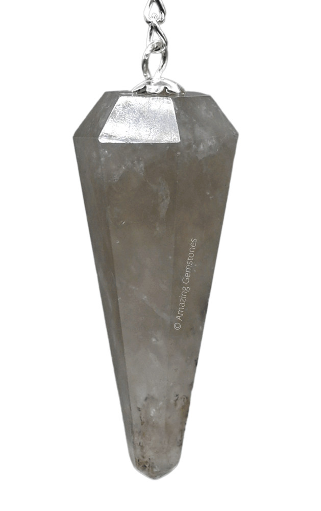 Smoky Quartz Dowsing Crystal Pendulum