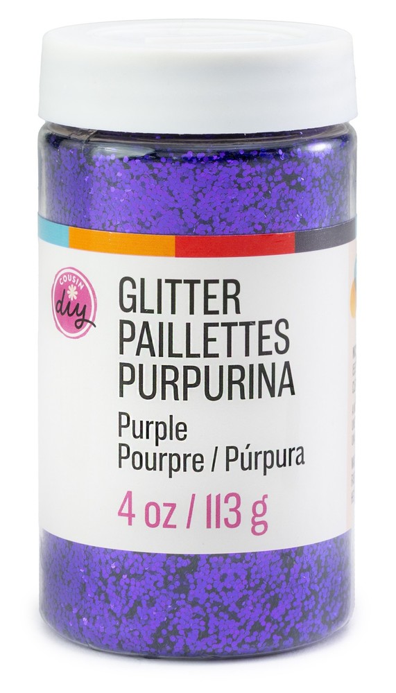 CousinDIY Glitter 4oz-Purple