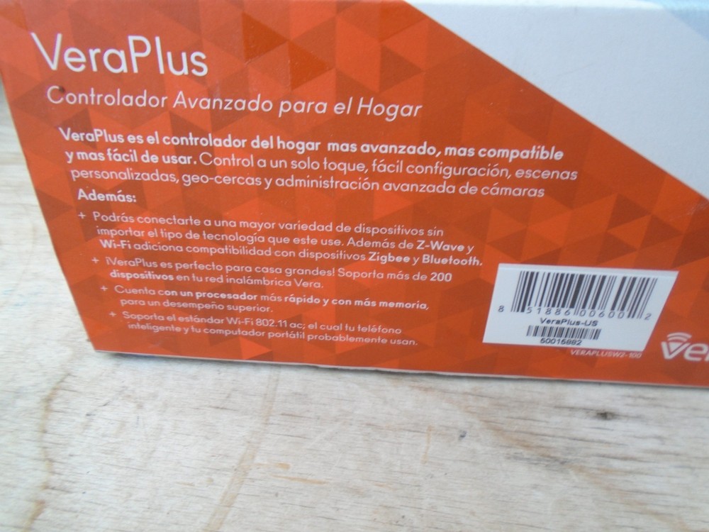 AS IS Vera Plus US Advanced Smart Home Controller, Z-Wave, Bluetooth Zigbee WiFi