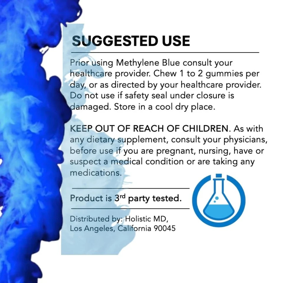 MB for Humans USP Pharma Grade 7mg and 14mg Dose, 60 Gummies
