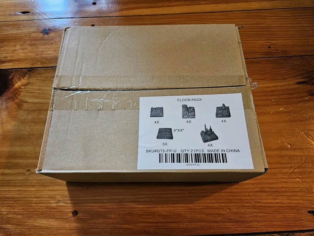 Dwarven Forge Classic Cavern Floor Pack Unpainted