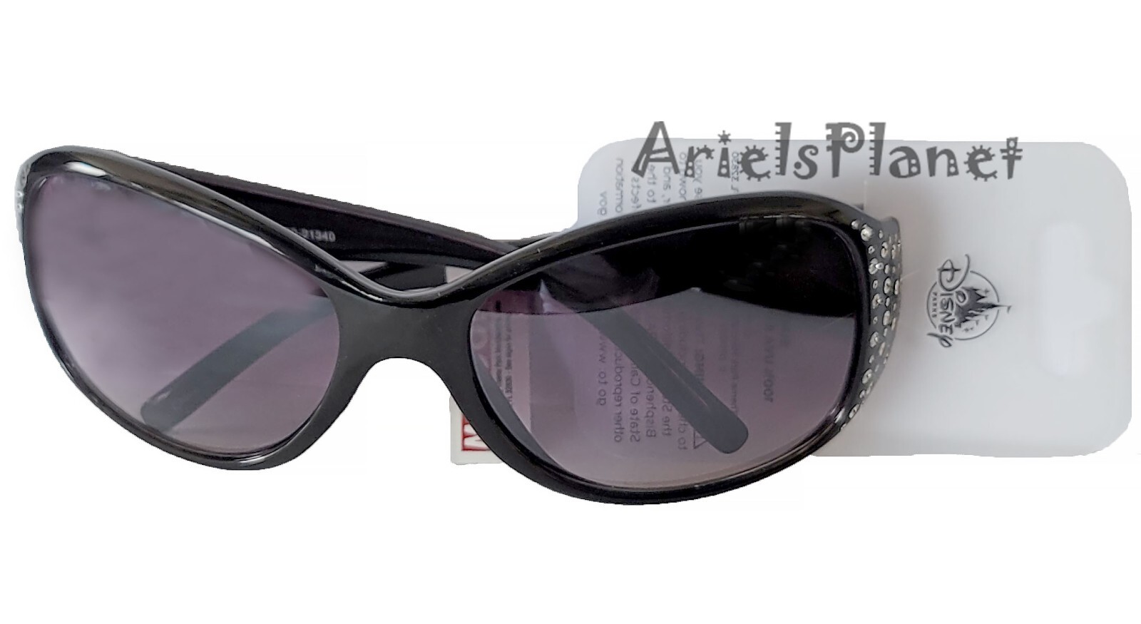 Disney Parks Mickey Mouse Icon Ears Rhinestones Adult Sunglasses - Black