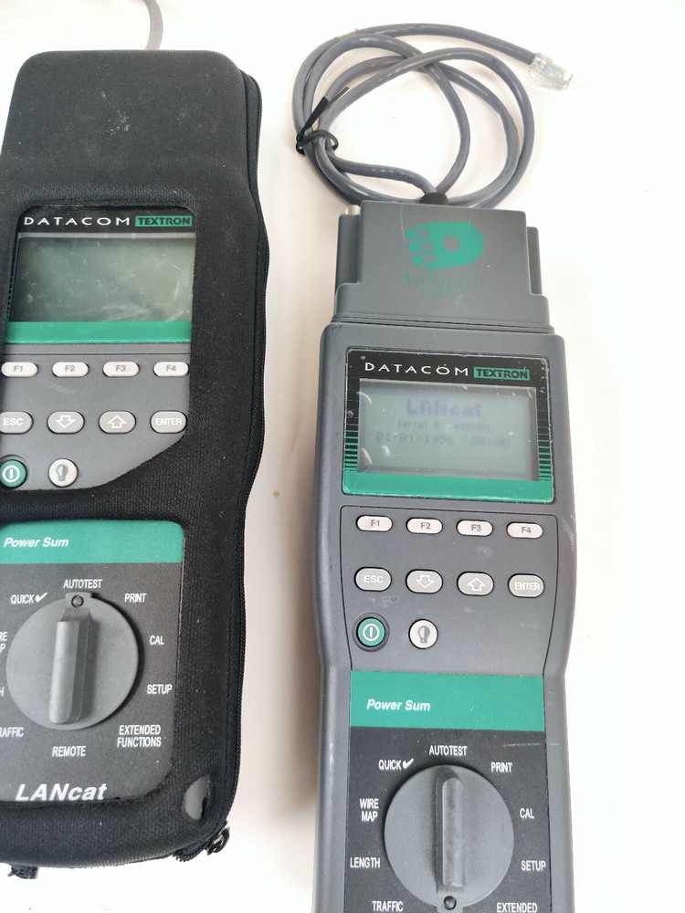 Datacom Technologies LANcat System 6 Cat 5 Cable Tester Analyzer
