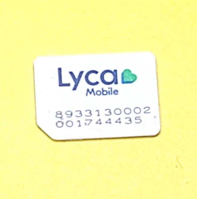 *USED* LYCA MOBILE SIM CARD RESTORING TEST CELL PHONE BYPASS UNLOCK UNLOCKING