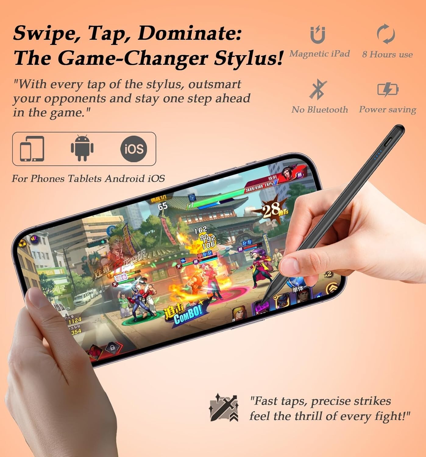 Touch Screen Pen Stylus Drawing Universal For iPhone iPad Samsung Amazon Tablet